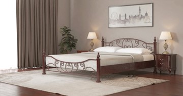 Двуспальная кровать СВ-Стиль Барон 160*200 с основанием в Костроме