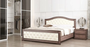 Кровать спальная СВ-Стиль Стиль 3, 160х190, кожзам, с основанием в Костроме
