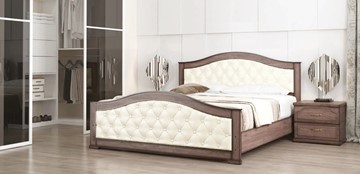 Кровать спальная СВ-Стиль Стиль 1, 160х200, кожзам, с основанием в Костроме