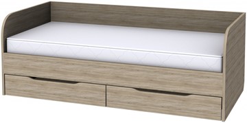 Кровать-софа КС09 с основанием, цвет Дуб Сонома в Костроме
