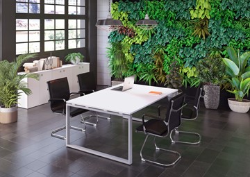 Набор мебели в офис Metal System Style (Серый/Белый) в Костроме