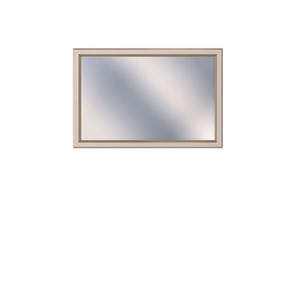 Зеркало навесное Сиена, Бодега белый / патина золото, 92х52 в Костроме