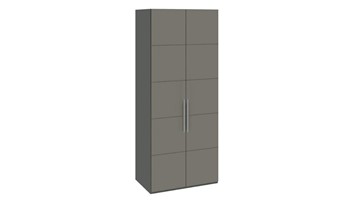 Распашной шкаф Наоми с 2-мя дверями, цвет Фон серый, Джут  СМ-208.07.03 в Костроме