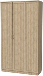 Распашной шкаф 106 3-х створчатый, цвет Дуб Сонома в Костроме