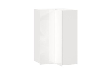 Шкаф кухонный угловой высокий Шервуд, ЛД 281.570.000.170, белый/белый глянец в Костроме
