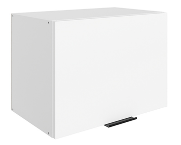 Настенный шкаф Стоун L500 Н360 (1 дв. гл.) (белый/джелато софттач) в Костроме