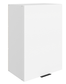 Шкаф навесной Стоун L500 Н720 (1 дв. гл.) (белый/джелато софттач) в Костроме
