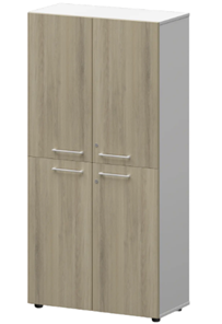 Шкаф с 4-мя дверьми Kortez СМШ48.2.28F, Кронберг/белый брилиант в Костроме