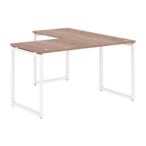 Письменный стол угловой левый XTEN-Q Дуб-сонома- белый XQCT 1415 (L) (1400х1500х750) в Костроме