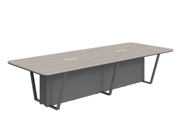Стол для заседаний LINE Дуб-серый-антрацит СФ-571734.1 (3460х1340х754) в Костроме