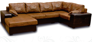 П-образный диван Плаза 405х210 в Костроме