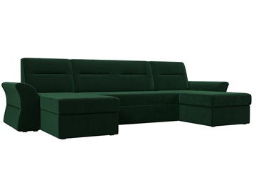 П-образный диван Клайд, Зеленый (Велюр) в Костроме