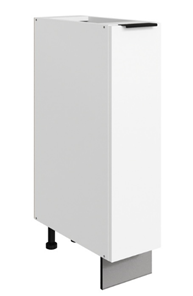 Тумба кухонная Стоун L200 (1 дв.гл.) (белый/джелато софттач) в Костроме