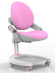Кресло Mealux ZMAX-15 Plus, Y-710 PN, белый металл, обивка розовая однотонная в Костроме