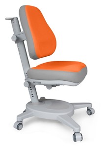Растущее детское кресло Mealux Onyx (Y-110) OG  - серое + чехол оранжевый с серыми вставками в Костроме