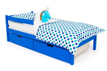 Детская кровать Skogen classic синяя в Костроме