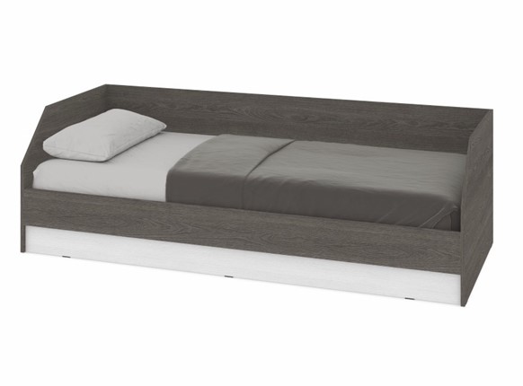 Подростковая кровать О81, Анкор темный - Анкор светлый в Костроме - изображение
