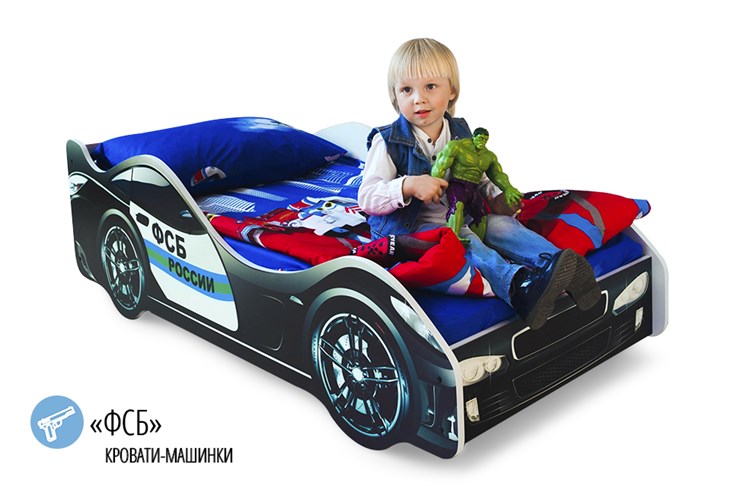 Детская кровать-машина ФСБ в Костроме - изображение 1