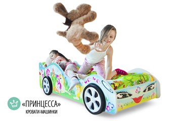 Детская кровать-машина Принцесса в Костроме - предосмотр 3