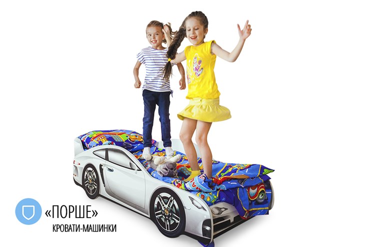 Кровать-машина в детскую Porsche в Костроме - изображение 4