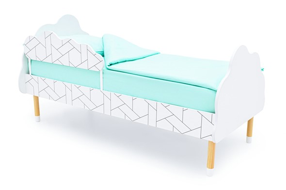 Кроватка Stumpa Облако "Мозаика" в Костроме - изображение