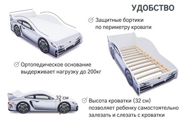 Кровать-машина в детскую Porsche в Костроме - предосмотр 6