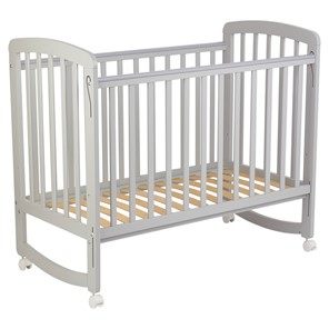 Кроватка для новорожденных POLINI Kids Simple 304 Серый в Костроме