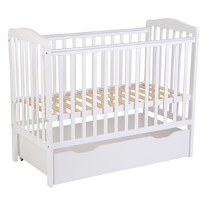 Кроватка для новорожденных POLINI Kids Simple 310-01 Белый в Костроме