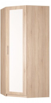 Угловой шкаф Реал (YR-230х884 (9)-М Вар.1), с зеркалом в Костроме - изображение