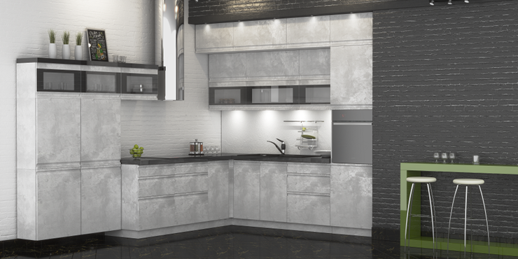Модульный кухонный гарнитур Бронкс №1 в Костроме - изображение 4