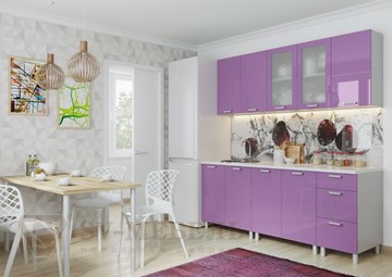 Кухня Модерн, фиолетовый металлик в Костроме