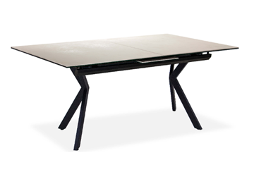 Кухонный стол раскладной Бордо 1CX 140х85 (Oxide Avorio/Графит) в Костроме