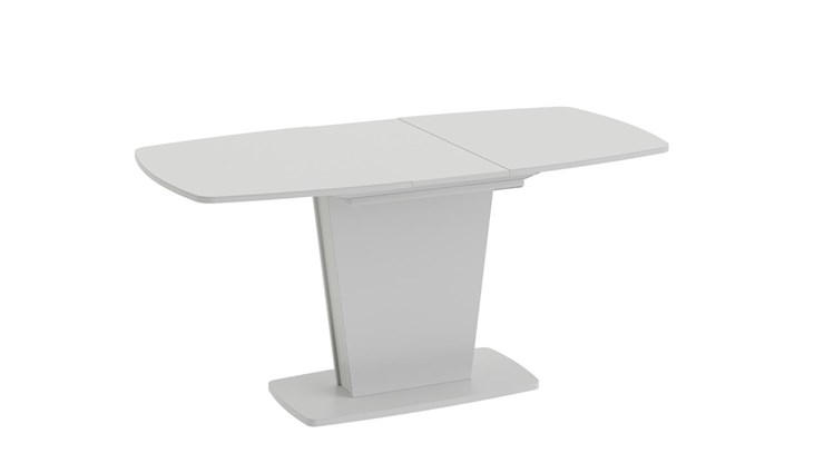 Стол раздвижной Честер тип 2, цвет Белый/Стекло белый глянец в Костроме - изображение 1