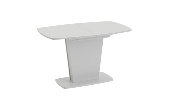 Стол раздвижной Честер тип 2, цвет Белый/Стекло белый глянец в Костроме - изображение
