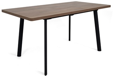 Кухонный стол раздвижной Дали-1L(ноги черные, дуб табако) в Костроме - предосмотр 3