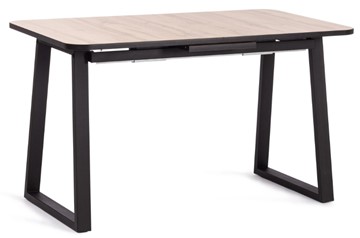 Кухонный раздвижной стол MALTIDO ЛДСП/HPL/металл, 130/160x75x75 Дуб Вотан/чёрный арт.19745 в Костроме