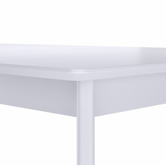 Кухонный стол раскладной Пегас Classic Plus 120, Белый в Костроме - изображение 3