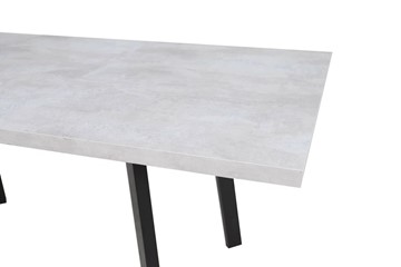 Раздвижной стол Робин, опоры прямые, цемент светлый в Костроме - предосмотр 3