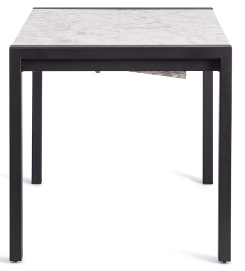 Обеденный раздвижной стол SVAN (mod. 1011) ЛДСП+меламин/металл, 120+67х74х75, сосна/чёрный арт.19490 в Костроме - изображение 1