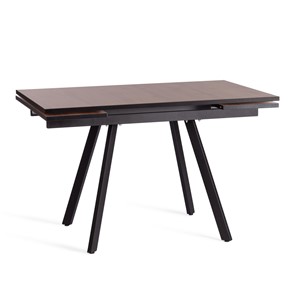 Кухонный раскладной стол VIGO ЛДСП/HPL/металл,120x80x30х30х75 см, Дуб Вотан/чёрный арт.20622 в Костроме