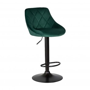 Барный стул с мягкой спинкой Престиж  WX-2397 велюр зеленый в Костроме