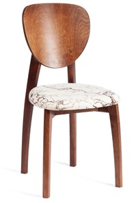 Кухонный стул Diamante, мягкое сидение бук, 42х42х85, коричневый/ткань Крекс Айвори арт.20081 в Костроме