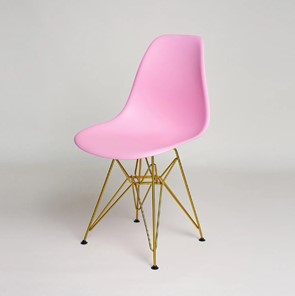 Обеденный стул DSL 110 Gold (розовый) в Костроме