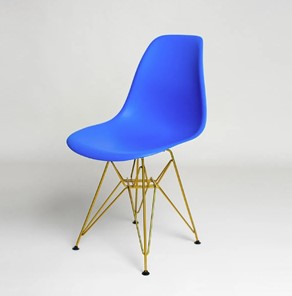 Обеденный стул DSL 110 Gold (синий) в Костроме