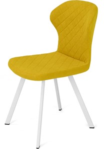 Кухонный стул Марио (Желтый Т182/ноги белые) в Костроме