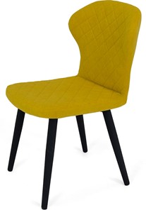 Кухонный стул Марио (Желтый Т182/ноги черные) в Костроме