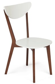 Кухонный стул MAXI (Макси), бук/МДФ 86x48,5x54,5 Белый/Коричневый (2 шт) арт.10464 в Костроме