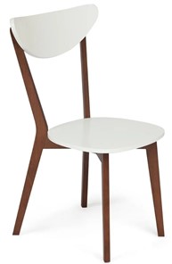 Кухонный стул MAXI (Макси), бук/МДФ 86x48,5x54,5 Белый/Коричневый арт.19583 в Костроме