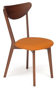 Кухонный стул MAXI (Макси), бук/ткань 86x48,5x54,5 Оранжевый/коричневый (2 шт) арт.10467 в Костроме