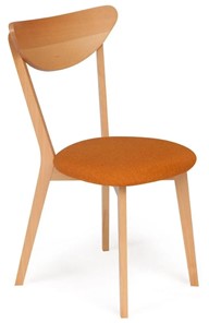 Кухонный стул MAXI (Макси), бук/ткань 86x48,5x54,5 Оранжевый/натуральный бук арт.19592 в Костроме